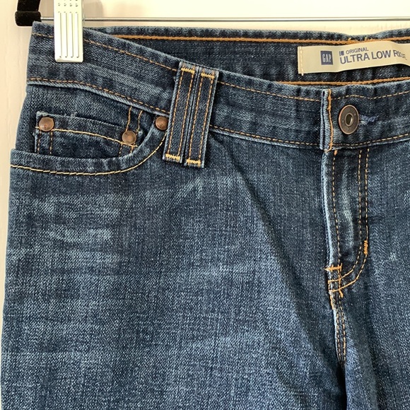 GAP Original Ultra Low Rise Bootcut Jeans Size 4P - Picture 5 of 16